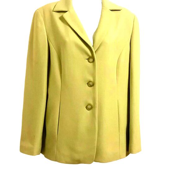 Talbots Wool and Cashmere Green Blazer. 10 - Picture 1 of 5
